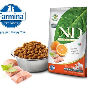 N&D Medium Dog - Fish & Orange