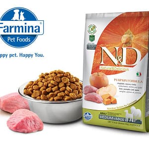 Farmina N&D dog PUMPKIN (GF) adult medium & maxi