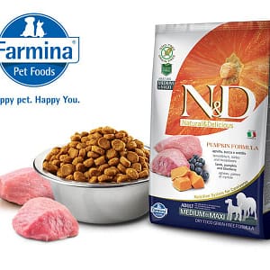 Farmina N&D dog PUMPKIN (GF) adult medium & maxi