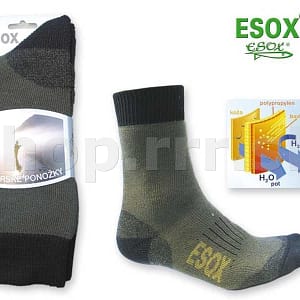 Esox Termo Ponožky Tmavé